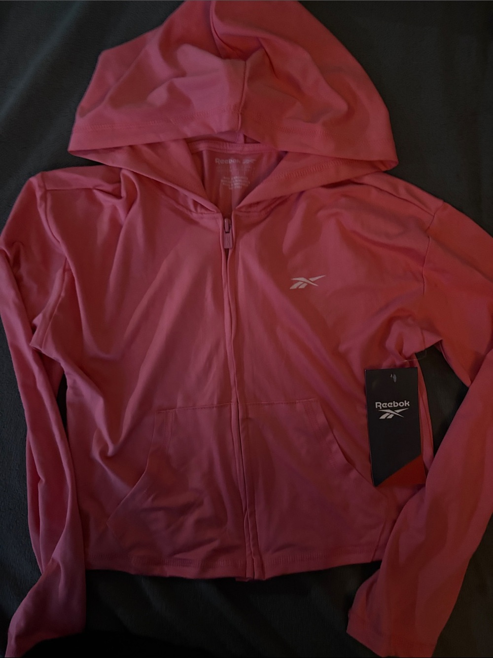 Reebok Coral Pink Athletic Mini Skirt with Ruffle Hem